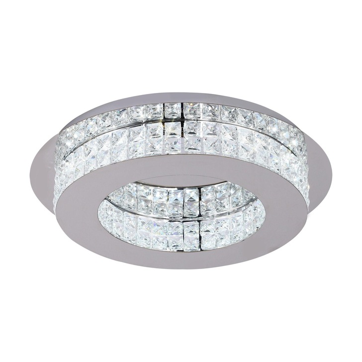 Idolite Moorgate Flush Led Crystal Ceiling Light - 4000K