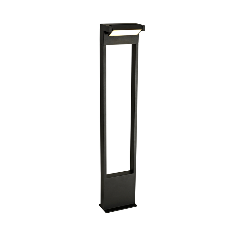 Idolite Morden Graphite Black Led Exterior Post Lamp - 3000K