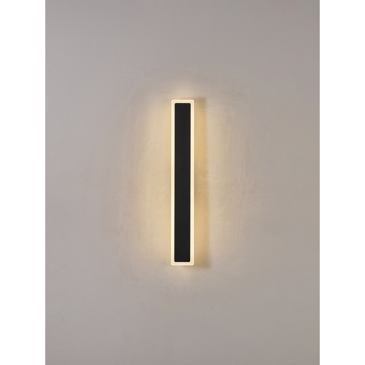 Idolite Nordica 60CM Linear Stick Led Exterior Wall Light Black - 3000K, IP65