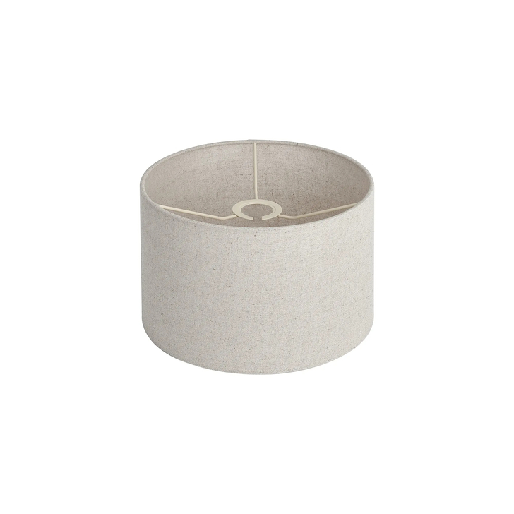 Idolite Nuvola 30cm Round Sandstone Linen Shade With Translucent Inner