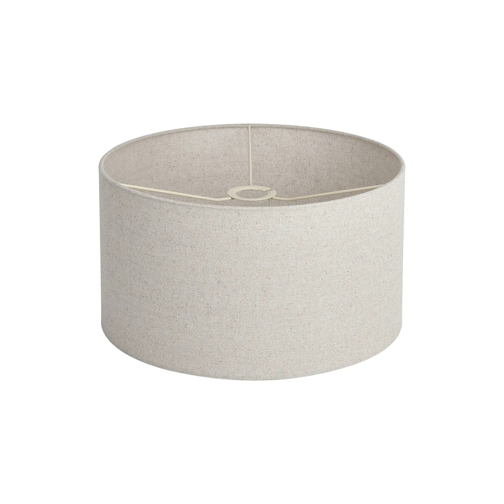 Idolite Nuvola 40cm Round Sandstone Linen Shade With Translucent Inner