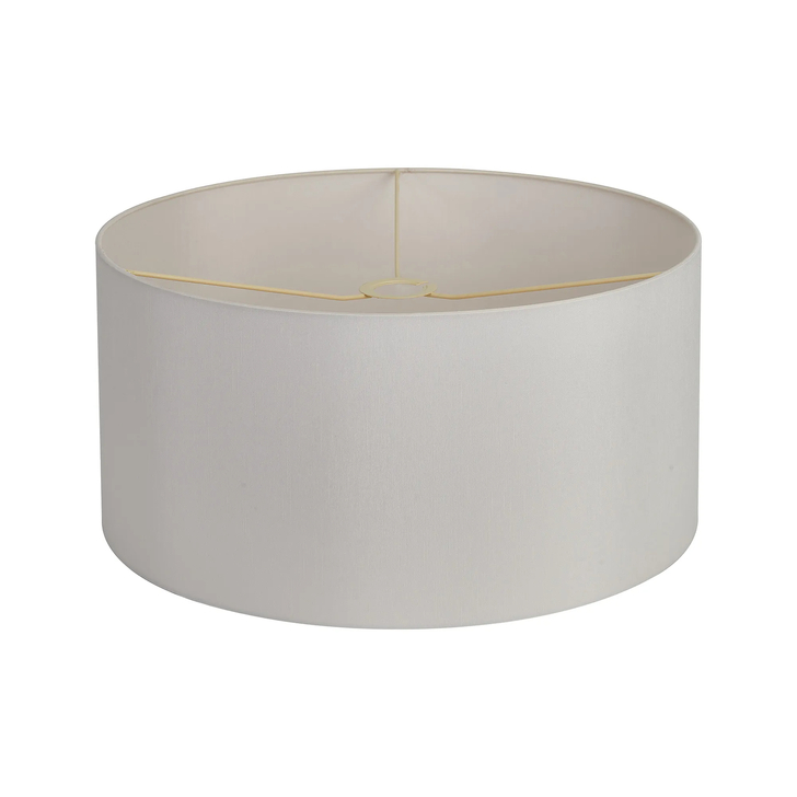 Idolite Nuvola 50cm Round Self Lined Ivory Faux Silk Shade