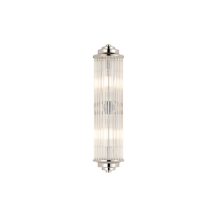 Idolite Pearson 2 Light Polished Nickel Bathroom Wall Light - IP44