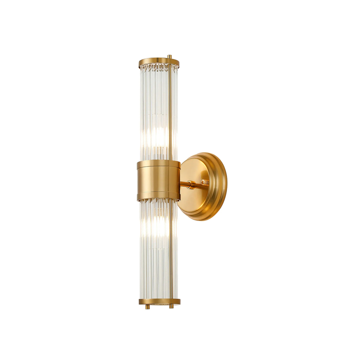 Idolite Pearson 2 Light Up And Down Gold Finish Bathroom Wall Light - IP44