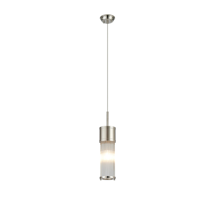 Idolite Pearson Bathroom Single Pendant Polished Nickel - IP44