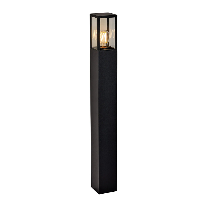 Idolite Pimlico 80cm Bollard: 1 x E27: IP65: Graphite Black