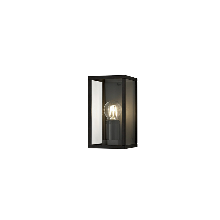 Idolite Pimlico Graphite Black Exterior Flush Wall Lantern