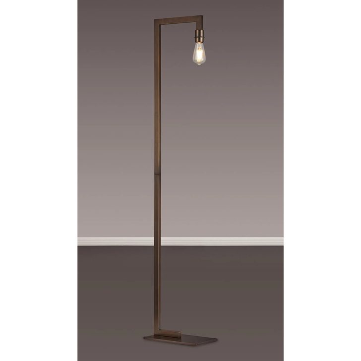 Idolite Ruari Matt Bronze Over Arm Floor Lamp (Frame Only)