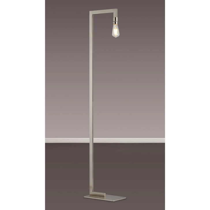 Idolite Ruari Satin Nickel Over Arm Floor Lamp (Frame Only)