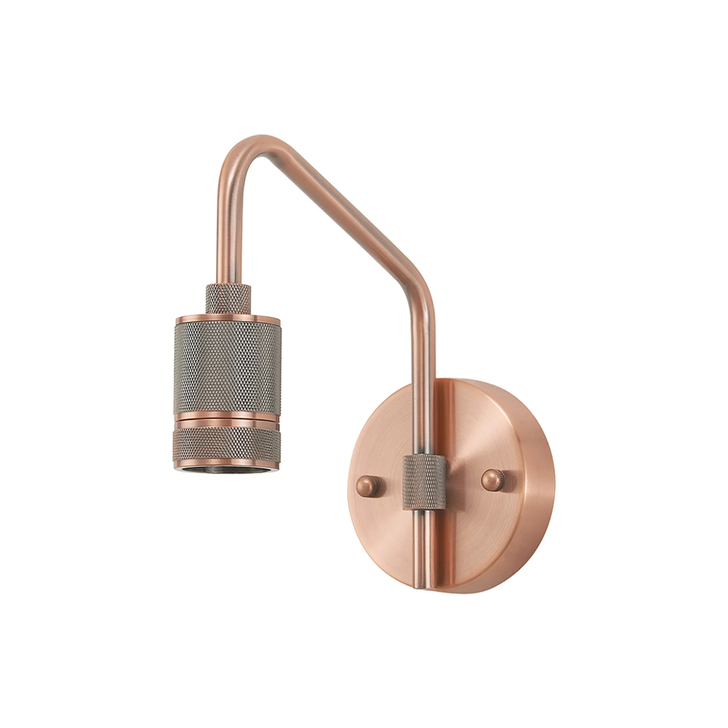 Idolite Rumi Knurled Antique Copper Single Wall Light