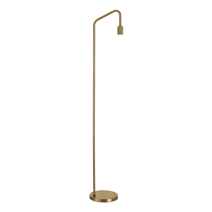 Idolite Rumi Knurled Brass Floor Lamp Complete With Foot Switch