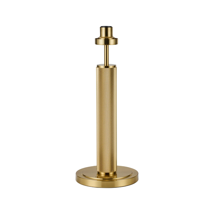 Idolite Rumi Knurled Large Brass Table Lamp 54cm - Switched