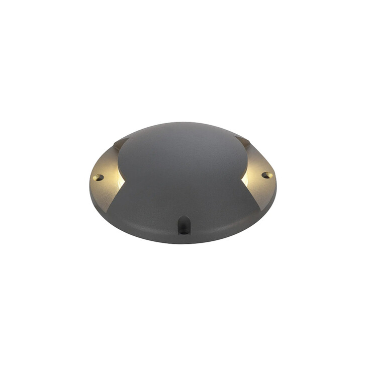 Idolite Salto Dark Grey Above Ground Light/Wall Light 4W LED IP67 - Style B
