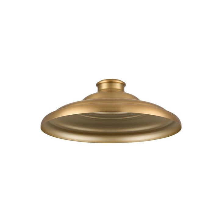 Idolite Sejal Round Tiered Metal Lampshade: Brass/Gold