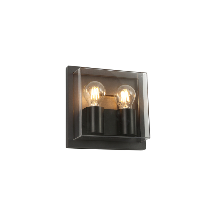 Idolite Silisili Anthracite 2 Light Exterior Wall Light - IP65