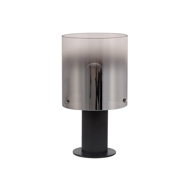 Idolite Snowdon Smoked Glass Table Lamp