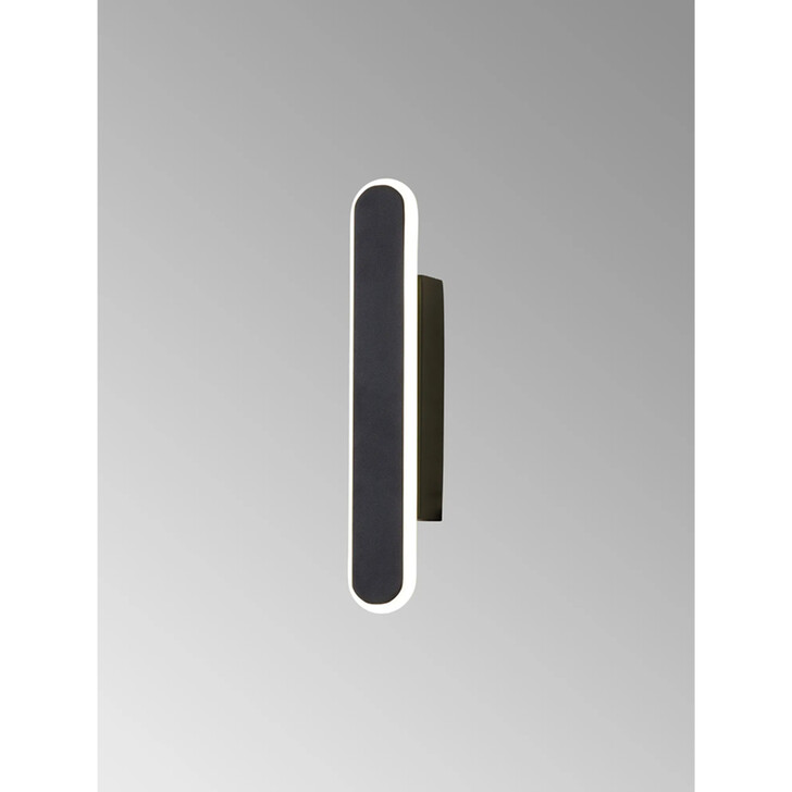 Idolite Struan 30cm Linear Wall Lamp Satin Black - 4000K