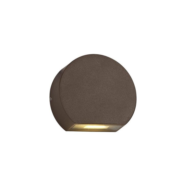 Idolite Upminster Dark Brown Led Exterior Wall Light - 3000K