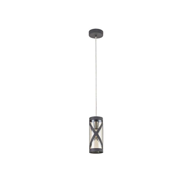 Idolite Ural Matt Grey Finish Single Pendant