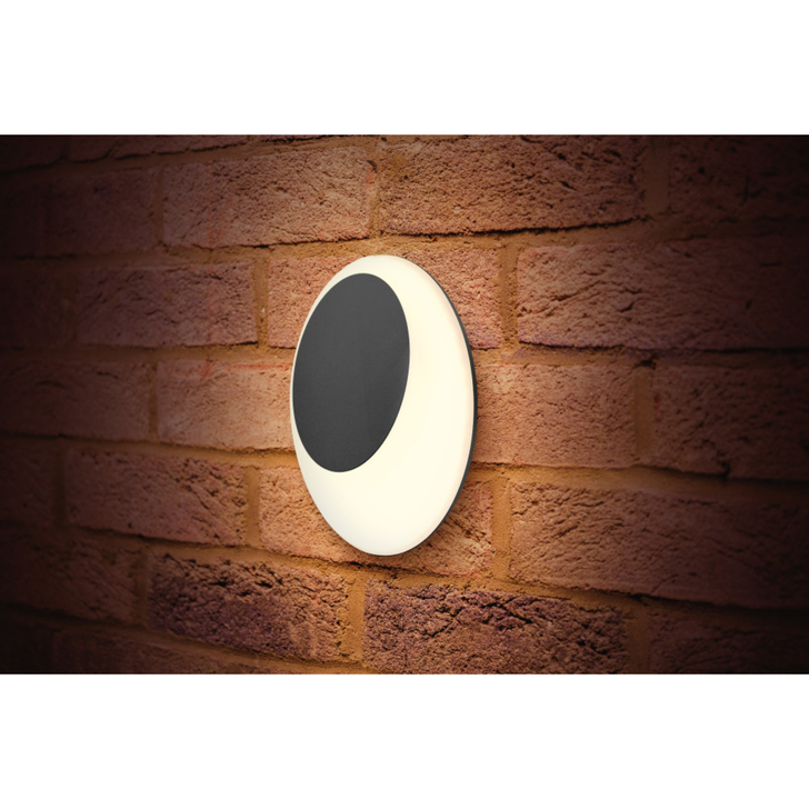 Integral Led Geolux Dark Grey Exterior Led Wall Light - IP65 - 4000K