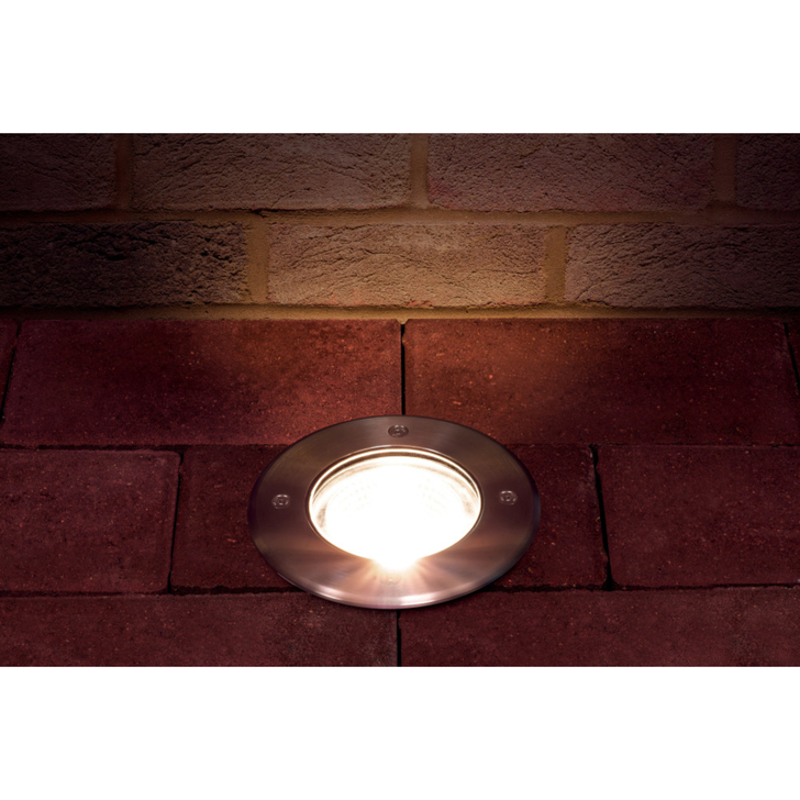 Integral Led Large Stainless Steel Pathlux Inground Uplight - IP65 - 3000K