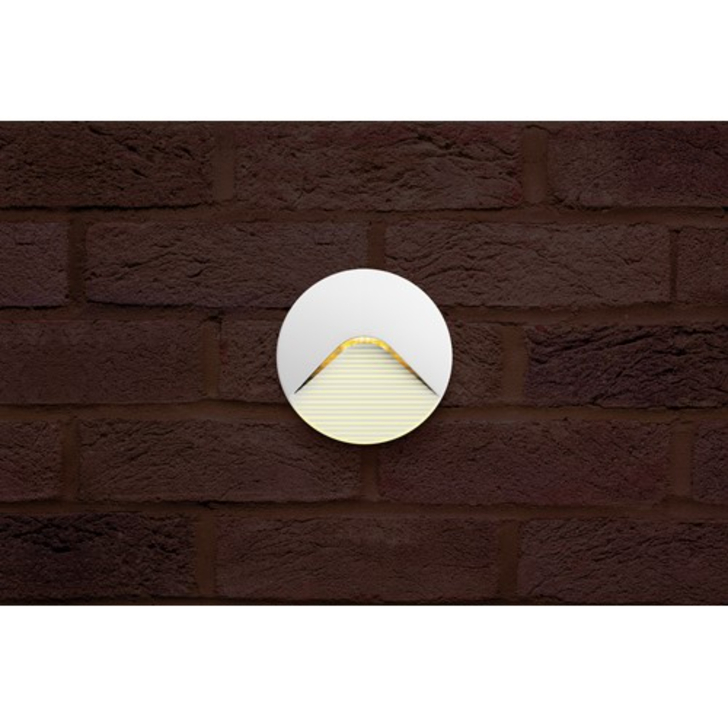 Integral Led Pathlux Step White Exterior Led Pathway Light - IP65 - 3000K