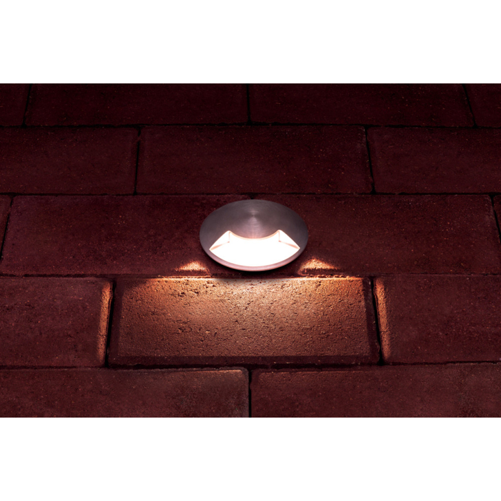 Integral Led Stainless Steel Pathlux Inground 1 Way Exterior Recessed Light - IP65 - 3000K