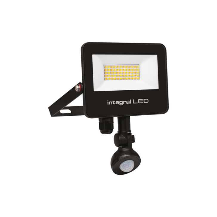 Integral Led Super Slim 2 20W Smart Led Flood Light With Pir - IP67 - 3000K/4000K/6500K