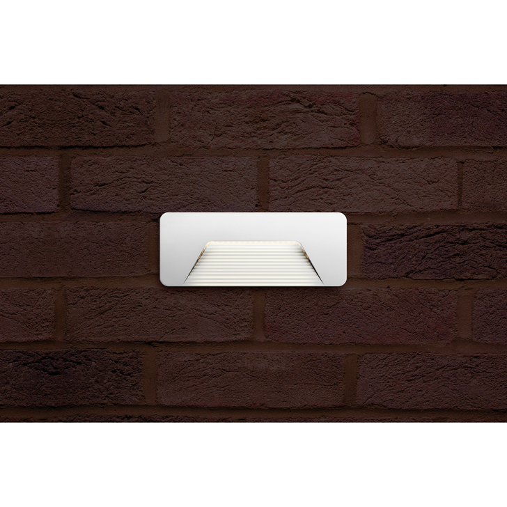 Integral Led White Surface Mount Pathlux Led Brick Light - IP65 - 3000K