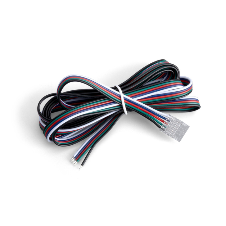Integral Strip Joining 2M Cable Connector For RGBW Core IP20/IP67 Tape