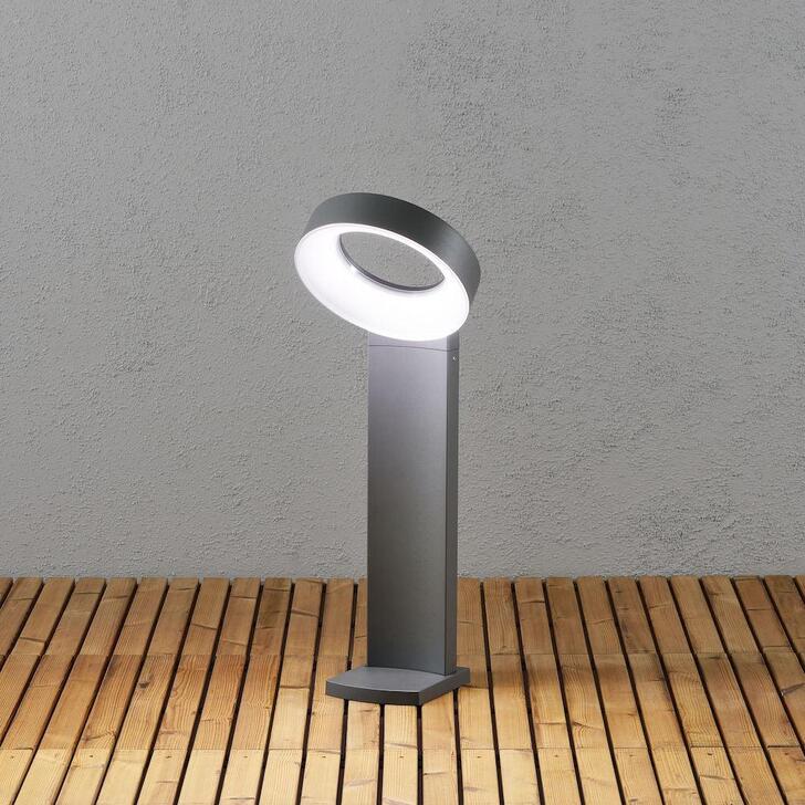 Konstsmide Asti Anthracite Exterior Post Lamp