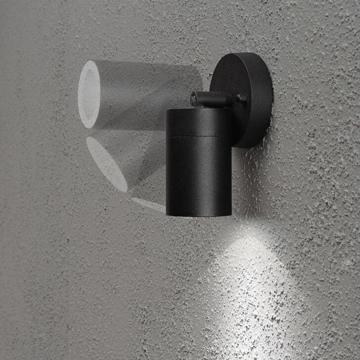 Konstsmide Modena Adjustable Matt Black Exterior Wall Light