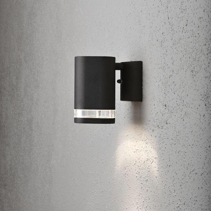 Konstsmide Modena Black Downward Facing Exterior Wall Light