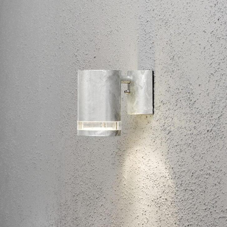 Konstsmide Modena Galvanised Downward Facing Exterior Wall Light