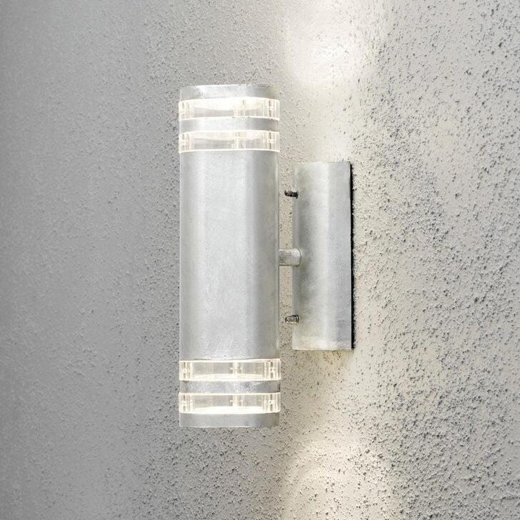 Konstsmide Modena Galvanised Up And Down Exterior Light