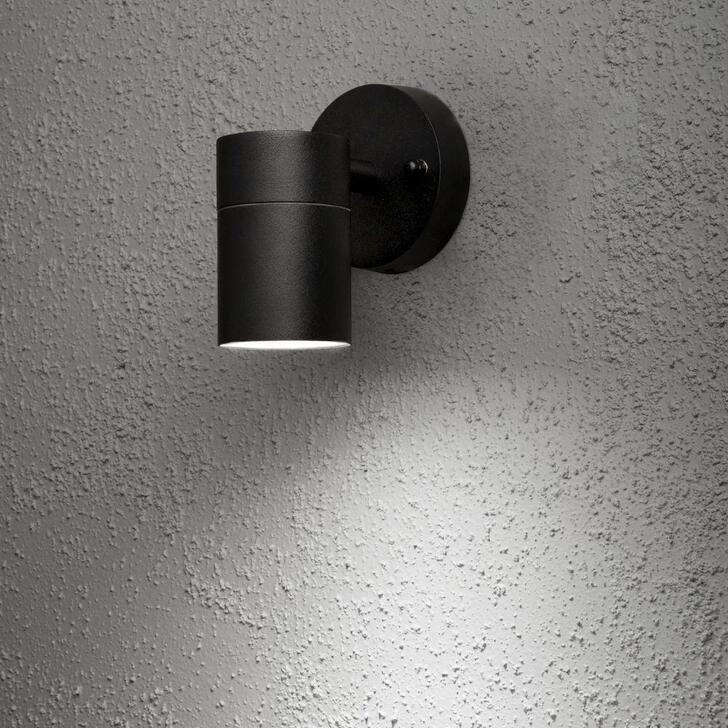 Konstsmide Modena Matt Black Downward Facing Exterior Wall Light