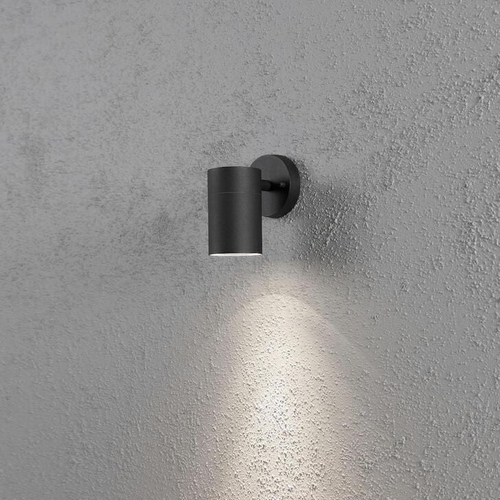 Konstsmide Modena Matt Black Downward Facing Exterior Wall Light