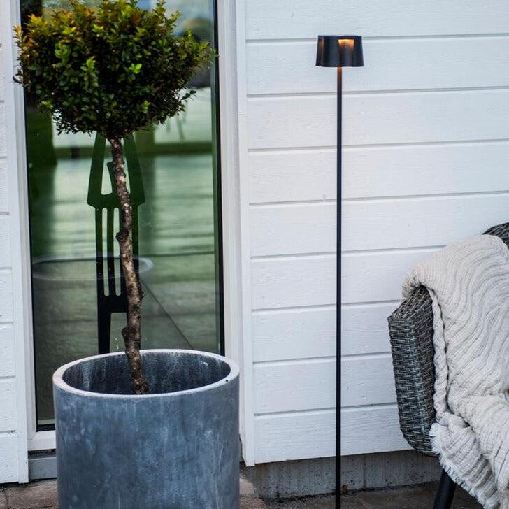 Konstsmide Nice Usb Black Led Portable Floor Lamp - IP54 - 2700K/3000K