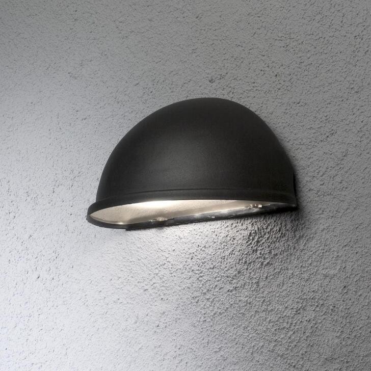 Konstsmide Torino Large Black Exterior Wall Light