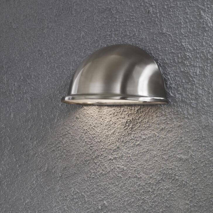 Konstsmide Torino Stainless Steel Exterior Wall Light