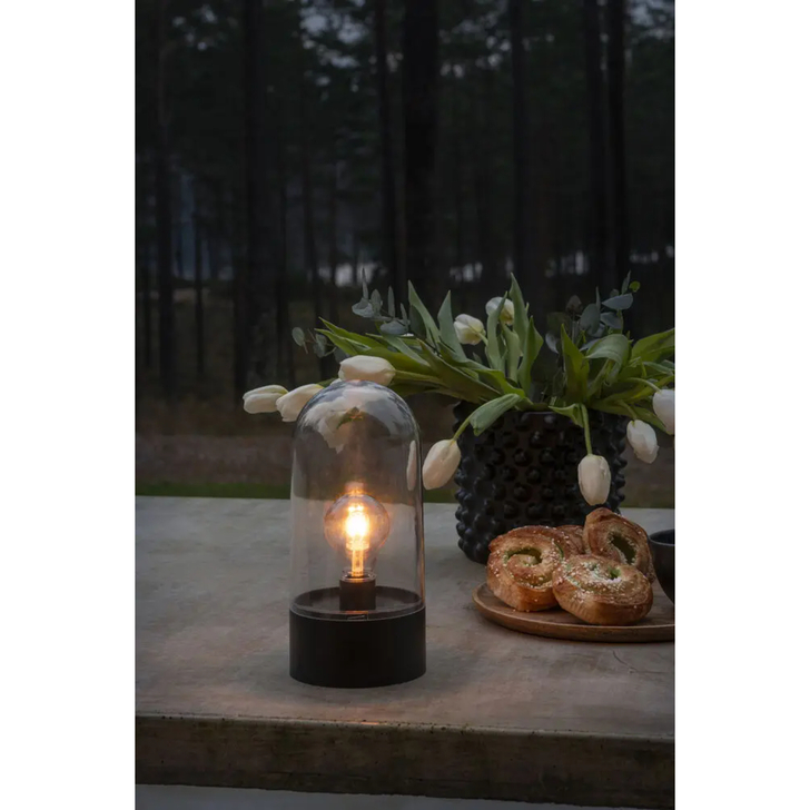 Lantern Replaceable Led, Outdoor, Timer 6H B/O 2 x C