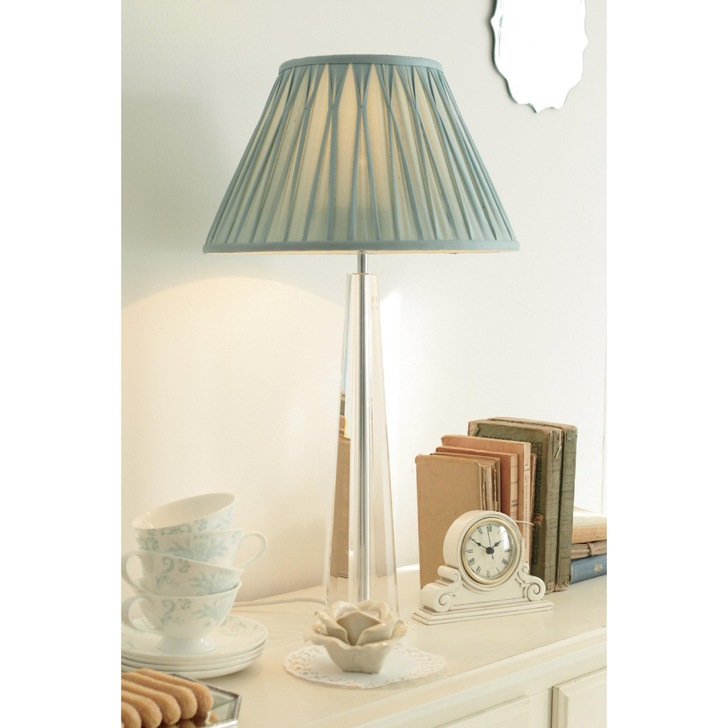 Laura Ashley LA3452193-Q Blake Polished Chrome & Crystal Medium Table Lamp - Base Only