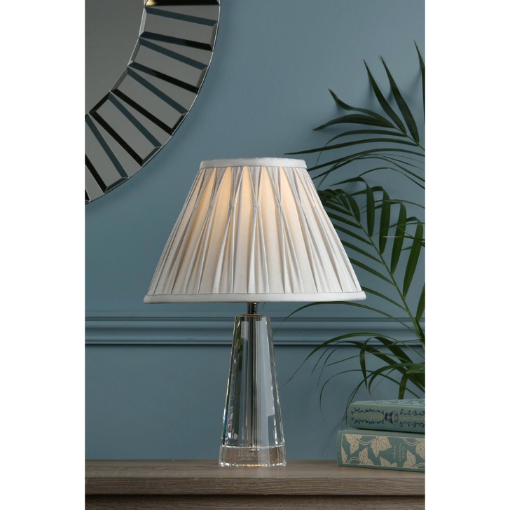 Laura Ashley LA3534520-Q Blake Polished Chrome & Crystal Small Table Lamp - Base Only