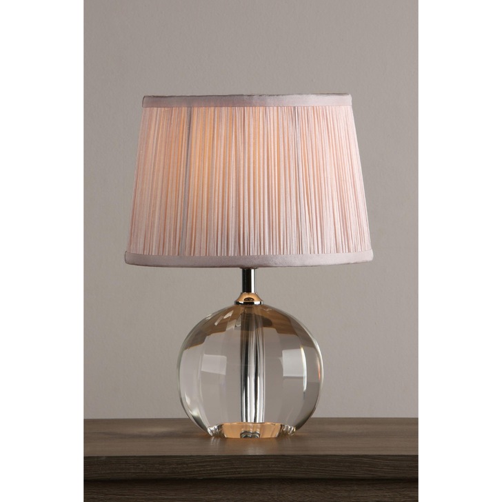 Laura Ashley LA3586307-Q Lydia Polished Chrome & Glass Table Lamp - Base Only