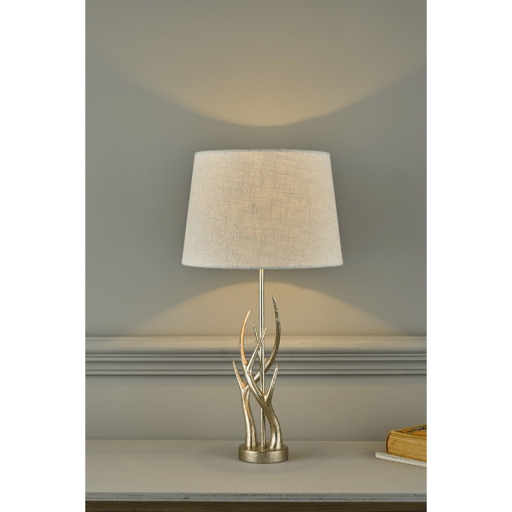 Laura Ashley LA3677634-Q Mulroy Cream Gold Antler Table Lamp - Base Only