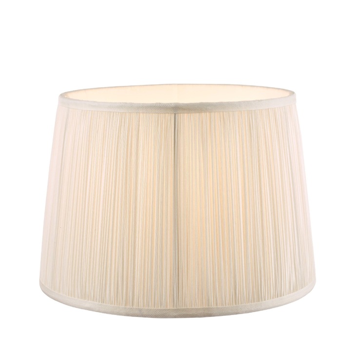 Laura Ashley LA3703517-Q Hemsley Cream Pleated Shade 10