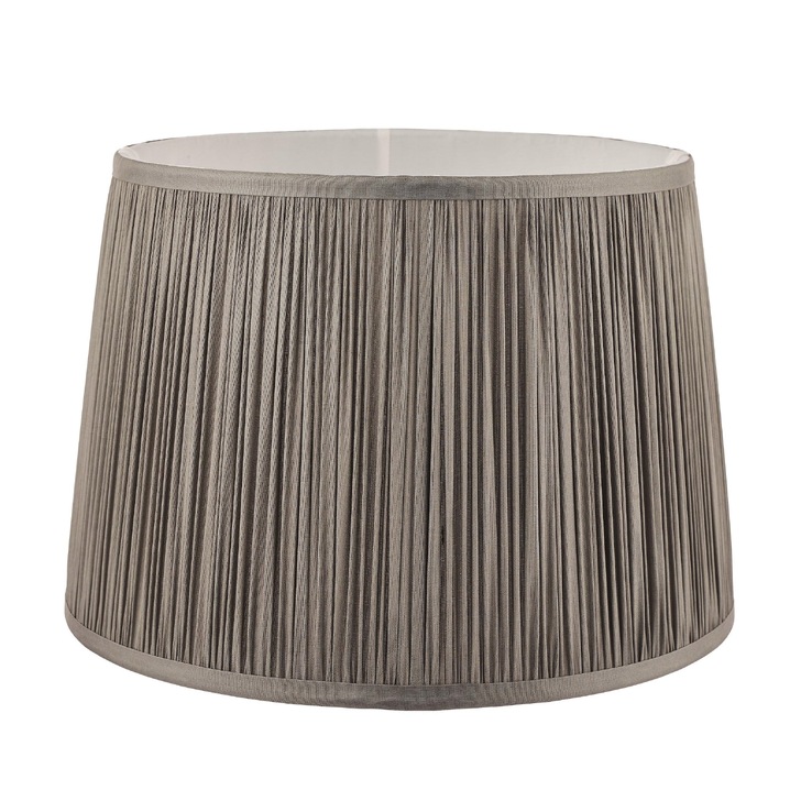 Laura Ashley LA3713802-Q Hemsley Grey Pleated Shade 10