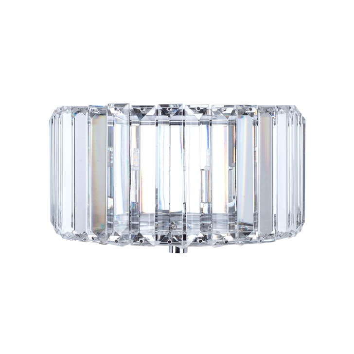 Laura Ashley LA3727739-Q Fernhurst Polished Chrome & Crystal Wall Light