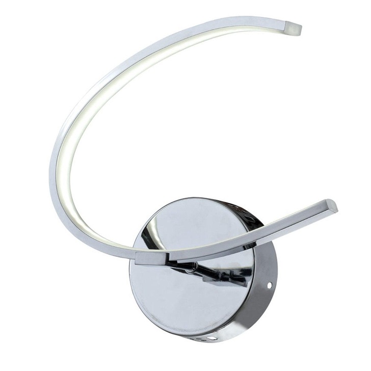 Layla Polished Chrome Led Right Facing Wall Light - 4000K