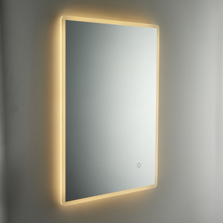 Lustro CCT Rectangular Bathroom Mirror Light With Touch Button & Demister